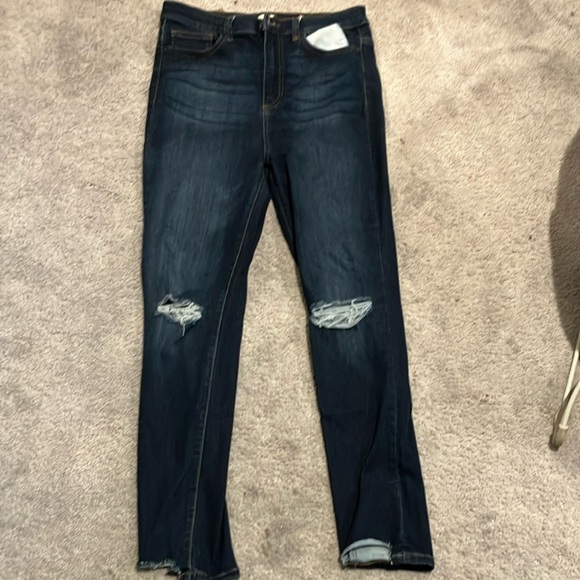 Sneak Peek Denim - Sneak Peek Skinny Jeans with Distressed Details